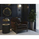 Bastoni Chocolate Leather Lounge Chair